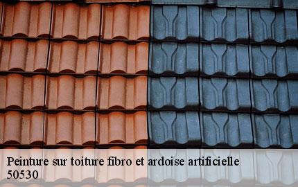 Peinture sur toiture fibro et ardoise artificielle bacilly-50530 GW couvreur 50