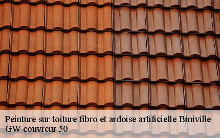 Peinture sur toiture fibro et ardoise artificielle biniville-50390 GW couvreur 50