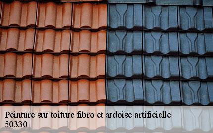 Peinture sur toiture fibro et ardoise artificielle clitourps-50330 GW couvreur 50