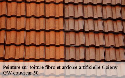 Peinture sur toiture fibro et ardoise artificielle  coigny-50250 GW couvreur 50