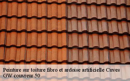 Peinture sur toiture fibro et ardoise artificielle cuves-50670 GW couvreur 50