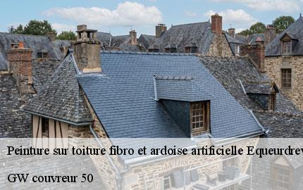 Peinture sur toiture fibro et ardoise artificielle  equeurdreville-hainneville-50120 GW couvreur 50