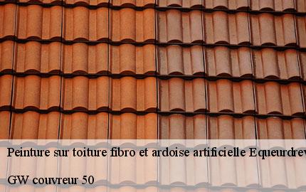 Peinture sur toiture fibro et ardoise artificielle  equeurdreville-hainneville-50120 GW couvreur 50