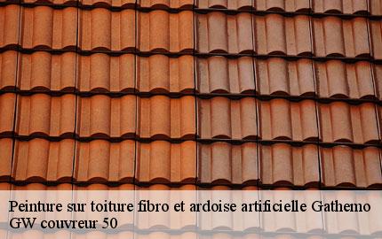 Peinture sur toiture fibro et ardoise artificielle gathemo-50150 GW couvreur 50
