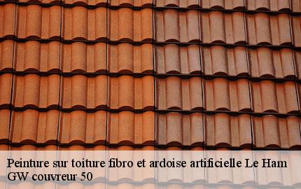 Peinture sur toiture fibro et ardoise artificielle le-ham-50310 GW couvreur 50