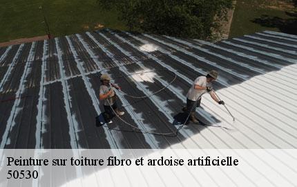 Peinture sur toiture fibro et ardoise artificielle sartilly-50530 GW couvreur 50