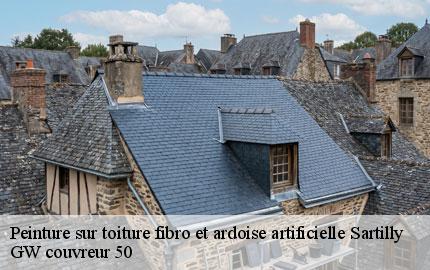Peinture sur toiture fibro et ardoise artificielle sartilly-50530 GW couvreur 50